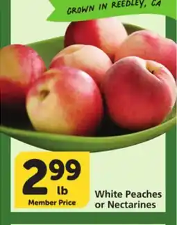 Vons White Peaches or Nectarines offer