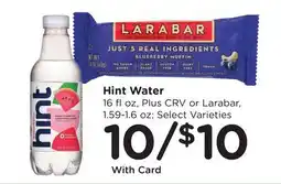 Ralphs Hint Water offer