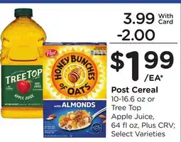 Ralphs Post Cereal offer