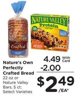 Ralphs Nature's Own Perfectly Crafted Bread offer