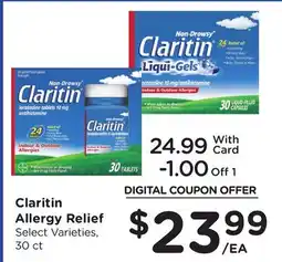 Ralphs Claritin Allergy Relief offer