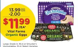 Ralphs Vital Farms Organic Eggs offer