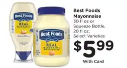 Ralphs Best Foods Mayonnaise offer