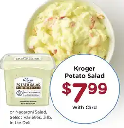 Ralphs Kroger Potato Salad offer