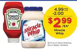 Ralphs Miracle Whip offer