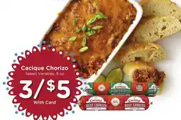 Ralphs Cacique Chorizo offer
