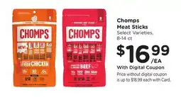 Ralphs Chomps Meat Sticks offer