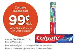 Ralphs Colgate Toothpaste offer