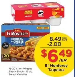 Ralphs El Monterey Taquitos offer