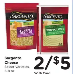 Ralphs Sargento Cheese offer