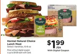 Ralphs Hormel Natural Choice Lunch Meat offer