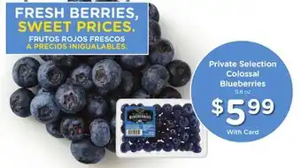 Ralphs Private Selection Colossal Blueberries offer