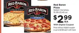 Ralphs Red Baron Pizza offer