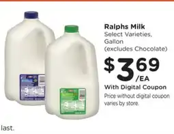 Ralphs Ralphs Milk offer