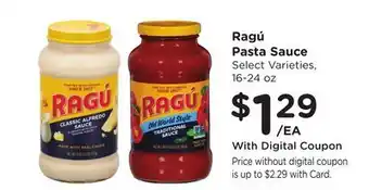 Ralphs Ragú Pasta Sauce offer