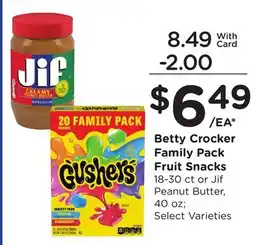 Ralphs Betty Crocker Family Pack Fruit Snacks offer