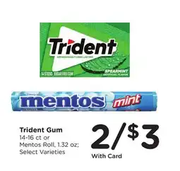 Ralphs Trident Gum offer