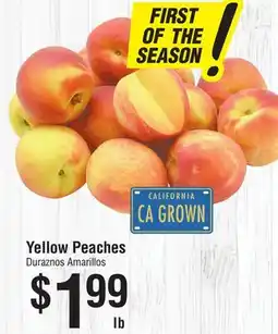 Smart & Final Yellow Peaches offer