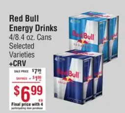Smart & Final Red Bull Energy Drinks offer