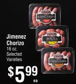 Smart & Final Jimenez Chorizo offer