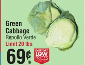 Smart & Final Green Cabbage offer
