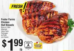 Smart & Final Foster Farms Chicken Half Breasts offer