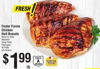 Smart & Final Foster Farms Chicken Half Breasts offer