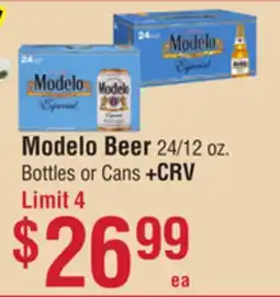 Smart & Final Modelo Beer offer