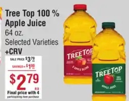 Smart & Final Tree Top 100 % Apple Juice offer