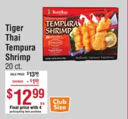 Smart & Final Tiger Thai Tempura Shrimp offer