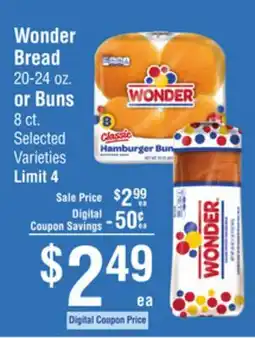 Smart & Final Wonder Bread or Buns offer