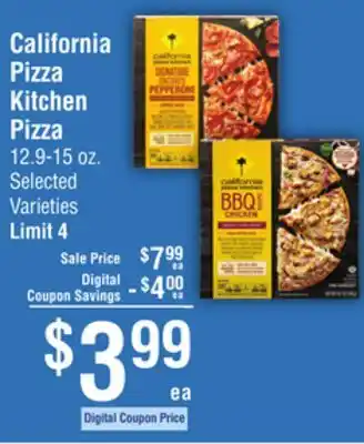 Smart & Final California Pizza Kitchen Pizza offer