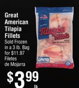 Smart & Final Great American Tilapia Fillets offer
