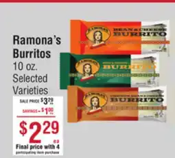 Smart & Final Ramona's Burritos offer