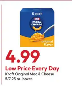Stater Bros Kraft Original Mac & Cheese offer