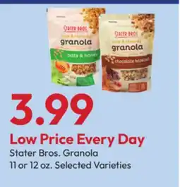 Stater Bros Stater Bros. Granola offer