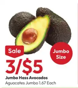 Stater Bros Jumbo Hass Avocados offer