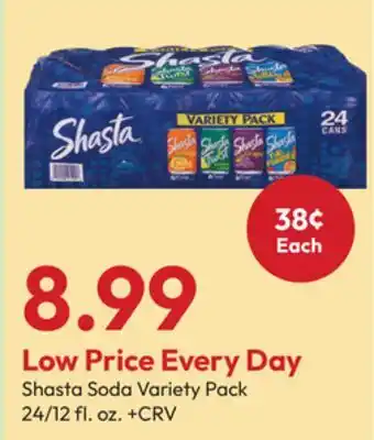 Stater Bros Shasta Soda Variety Pack offer