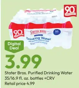 Stater Bros Stater Bros. Purified Drinking Water offer