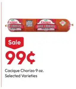 Stater Bros Cacique Chorizo offer