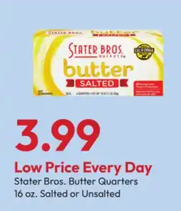 Stater Bros Stater Bros. Butter Quarters offer