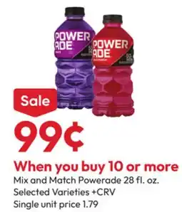 Stater Bros Powerade offer