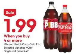 Stater Bros Mix and Match Coca-Cola offer