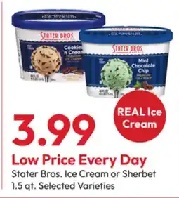 Stater Bros Stater Bros. Ice Cream or Sherbet offer