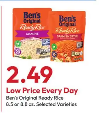 Stater Bros Ben's Original Ready Rice offer