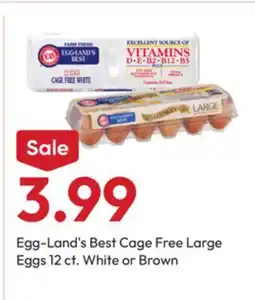 Stater Bros Egg-Land's Best Cage Free Large Eggs offer