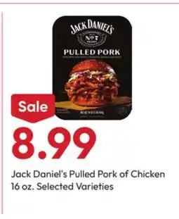 Stater Bros Jack Daniel's Pulled Pork of Chicken offer
