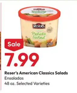 Stater Bros Reser's American Classics Salads offer