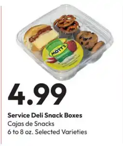 Stater Bros Service Deli Snack Boxes offer