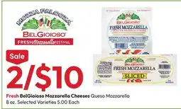 Stater Bros BelGioioso Mozzarella Cheeses offer